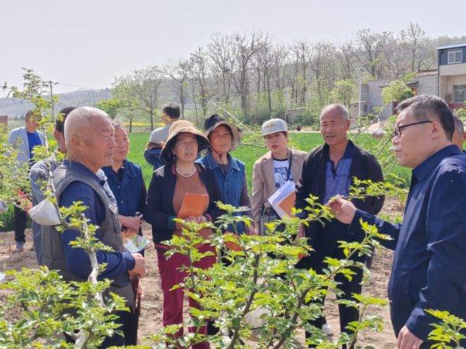 临潼区秦岭保护局开展花椒嫁接技术培训